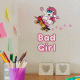 Διακοσμητικό αυτοκόλλητο τοίχου Bad Girl XS 34x15.50cm από βινύλιο Διακοσμητικό αυτοκόλλητο τοίχου Bad Girl XS 34x15.50cm από βινύλιο