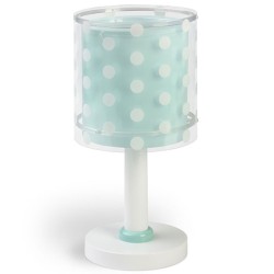 Φωτιστικό κομοδίνου Dots Green E14 220V–240V διπλού τοιχώματος από διάφανο πολυπροπυλένιο αντοχής