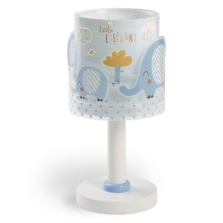 Επιτραπέζιο φωτιστικό κομοδίνου Little Elephant Blue Ε14 220-240V με διακόπτη on/off