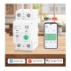 Smart WiFi μικροαυτόματος διακόπτης ράγας διπολικός 2P 63A με μετρητή ενέργειας, προστασία υπερέντασης, υπέρτασης & ανίχνευση διαρροής Tuya