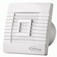 Εξαεριστήρας μπάνιου airRoxy prestige 120 με διακόπτη Φ120mm 16W 126m³/h 46dB με περσίδα βαρύτητας