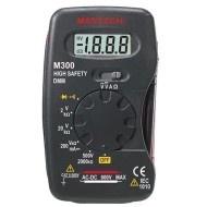 Πολύμετρο ψηφιακό MASTECH M300 με ενσωματωμένους ακροδέκτες και ωμική συνέχεια με buzzer