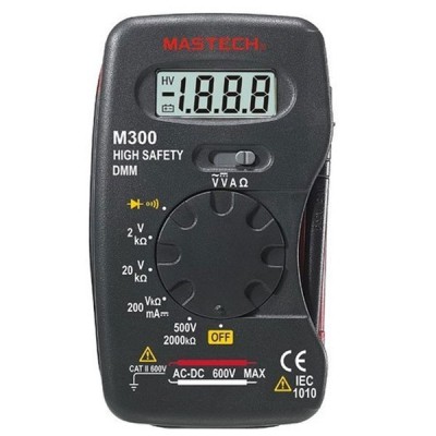 Πολύμετρο ψηφιακό MASTECH M300 με ενσωματωμένους ακροδέκτες και ωμική συνέχεια με buzzer Πολύμετρο ψηφιακό MASTECH M300 με ενσωματωμένους ακροδέκτες και ωμική συνέχεια με buzzer