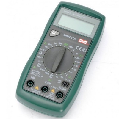 Πολύμετρο ψηφιακό MASTECH MS8221A με Buzzer test διόδου και Hold function