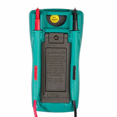 Πολύμετρο ψηφιακό Pro s kit MT-1232 με θήκη και μέτρηση ωμικής συνέχειας με Buzzer