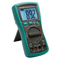 Πολύμετρο ψηφιακό με θήκη Pro s kit MT-1280 20Α για μετρήσεις υψηλής ακρίβειας & Probe θερμοκρασίας
