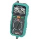 Ψηφιακό πολύμετρο MT-1508 Αuto Range τσέπης με αντικραδασμική θήκη & φακό LED