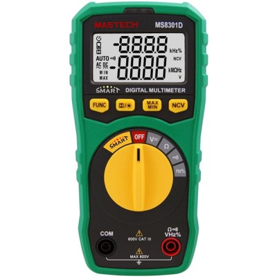 Πολύμετρο ψηφιακό πλήρες MS8301D MASTECH με προστασία SMART για αυτόματη επιλογή μεγέθους & κλίμακας