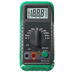 Ειδικό όργανο ψηφιακό καπασιτόμετρο MASTECH MY6013A pF-mF 91x189x31.5mm