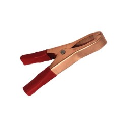 Κροκοδειλάκι KRODE AT-0021 50A 100mm επιχαλκωμένο κόκκινο