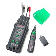 Tester καλωδίων LAN MASTECH MS6813 τηλεφωνικών ομοαξονικών με γεννήτρια σήματος LCD MGL/C/E