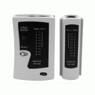 Τester δομημένης καλωδίωσης SAFEWELL SY-468 με αναγραφή ενδείξεων στη μονάδα και στο τερματικό