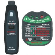 Tester πρίζας ανιχνευτής ασφαλείας MS5905RTD MASTECH 90-600VAC 50/60Hz με οπτικοακουστικές ενδείξεις