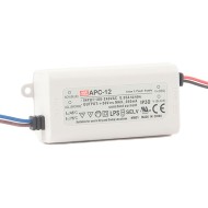Τροφοδοτικό LED MEAN WELL APC12-700 σταθερού ρεύματος 12W 9-18V στεγανό IP42