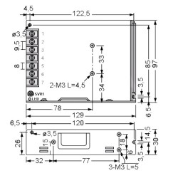 Τροφοδοτικό MEAN WELL 100W 24V 4.5A ULTRA MINI LRS100-24 για όλες τις χρήσεις