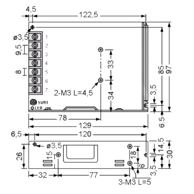 Τροφοδοτικό MEAN WELL 100W 24V 4.5A ULTRA MINI LRS100-24 για όλες τις χρήσεις Τροφοδοτικό MEAN WELL 100W 24V 4.5A ULTRA MINI LRS100-24 για όλες τις χρήσεις