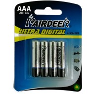 Μπαταρίες αλκαλικές Pairdeer ΑΑΑ/LR03 1.5V 1300mAh σε Blister 4 τεμαχίων