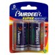 Μπαταρία SUPER HEAVY DUTY 1.5V D R20PVC 3400mAh σε Blister PRD 2 τεμαχίων