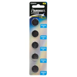 Μπαταρία λιθίου κουμπί 3V CR2032 Pairdeer 220mAh σε Blister PRD 5 τεμαχίων