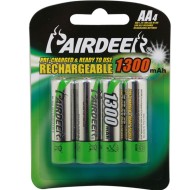 Μπαταρία επαναφορτιζόμενη 1.2V AA 1300mAh HR6 σε Blister PRD 4 τεμαχίων