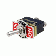 Μικροδιακόπτης TOGGLE ON-OFF-ON μονοπολικός 3P 10A/250V KN3C-103A-A3 LZ