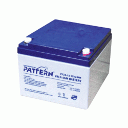Μπαταρία μολύβδου PTN PT24-12 12V 24Ah κλειστού τύπου για συστήματα αδιάλειπτης λειτουργίας UPS