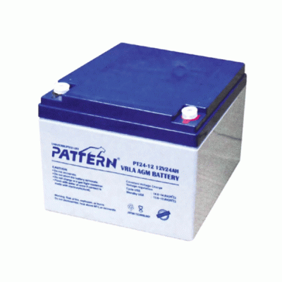 Μπαταρία μολύβδου PTN PT24-12 12V 24Ah κλειστού τύπου για συστήματα αδιάλειπτης λειτουργίας UPS