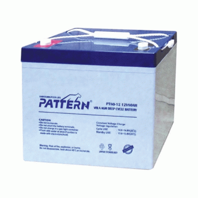 Μπαταρία μολύβδου βαθιάς εκφόρτισης 12VDC 80Ah PT80-12 PTN κλειστού τύπου