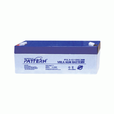 Μπαταρία μολύβδου PTN PT2.3-12 12V 2.3Ah κλειστού τύπου για συστήματα αδιάλειπτης λειτουργίας UPS