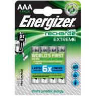 Επαναφορτιζόμενη μπαταρία Εnergizer Extreme AAA-HR03 1.2 V 800mAh σε blister 4 τεμαχίων