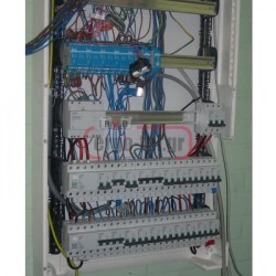 Κιβώτιο (πίνακας) TP4317 πολυεστερικό στεγανό IP67 για ραγουλικό 2 σειρές 24 MODULE 400x300x170mm