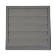 Περσίδα βαρύτητας Φ100 170x170mm γκρι πλαστική ABS Περσίδα βαρύτητας Φ100 170x170mm γκρι πλαστική ABS