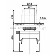 Διακόπτης περιστροφικός SDL16-EKL261 με LED εντολής 0-1 Φ22 φωτιζόμενος μπλε ESSEN Διακόπτης περιστροφικός SDL16-EKL261 με LED εντολής 0-1 Φ22 φωτιζόμενος μπλε ESSEN