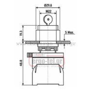Διακόπτης περιστροφικός SDL16-EG21 εντολής 0-1 Φ22 & κλειδί ESSEN Διακόπτης περιστροφικός SDL16-EG21 εντολής 0-1 Φ22 & κλειδί ESSEN