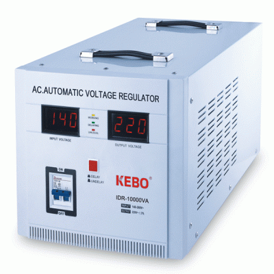 Σταθεροποιητής τάσης 10000VA ψηφιακός 140-260Vac 50/60Hz με τεχνολογία SERVO(IDR) KEB