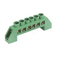Μπάρα γείωσης με καλυμμένες επαφές (6X9mm) 6P KC-028E JIE Μπάρα γείωσης με καλυμμένες επαφές (6X9mm) 6P KC-028E JIE