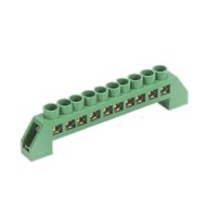 Μπάρα γείωσης με καλυμμένες επαφές (6X9mm) 10P KC-028E JIE Μπάρα γείωσης με καλυμμένες επαφές (6X9mm) 10P KC-028E JIE