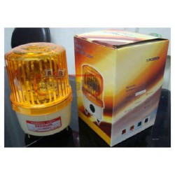 Φαροσειρήνα με λυχνία 10W (πυρακτώσεως) 12VDC κίτρινο φως IP45 LTE-1121J