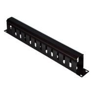 Πάνελ διαχείρισης καλωδίων SAFEWELL RACK 1U κλειστού τύπου 15 θέσεων μεταλλικό
