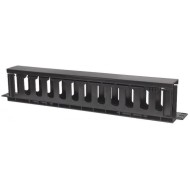 Οδηγός καλωδίων SAFEWELL Rack χωρητικότητας 1U 24 θέσεων κλειστού τύπου πλαστικός