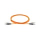 Patch cord οπτικής ίνας DUPLEX SUT πολύτροπο 50/125 ST/ST μήκους 3.0m Patch cord οπτικής ίνας DUPLEX SUT πολύτροπο 50/125 ST/ST μήκους 3.0m