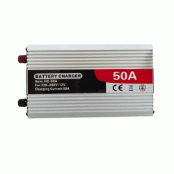 Φορτιστής μπαταριών μολύβδου Hc-50A 12V 50A Hip-Hc με προστασία ανάστροφης πολικότητας