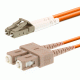 Patch cord οπτικής ίνας DUPLEX πολύτροπα 62.5/125 LC/SC 2.0m