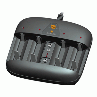 Φορτιστής μπαταριών 6 θέσεων Minwa Mw-Aa02V-6U AA/AAA/C/D/9V με χρονοδιακόπτη
