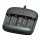 Φορτιστής μπαταριών 6 θέσεων Minwa Mw-Aa02V-6U AA/AAA/C/D/9V με χρονοδιακόπτη
