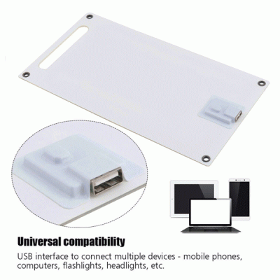 Ηλιακός φορτιστής Invictus Srusb-5 5W με θύρα USB 5V 1A ελαφρύς και ανθεκτικός στην βροχή