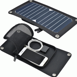 Ηλιακός φορτιστής Invictus Srusb-7 7W με θύρα USB 5V 1.4A Ελαφρύς και ανθεκτικός στην βροχή