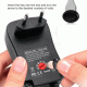Τροφοδοτικό πρίζας Ac-3-12V 2,1A/30W 6 Connectors Eu με έξοδο USB και ενδεικτικό LED