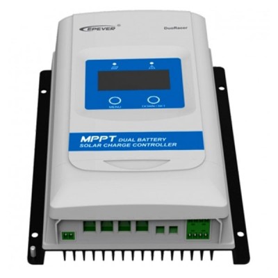 Ρυθμιστής φόρτισης φωτοβολταϊκών MPPT 260W/12V & 520W/24V 20A Epsolar DR-2210N-DDS για 2 μπαταρίες