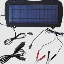 Πολυκρυσταλλικό φωτοβολταϊκό πάνελ Invictus Tps-4W 4Wp 12V με LED ένδειξη φόρτισης